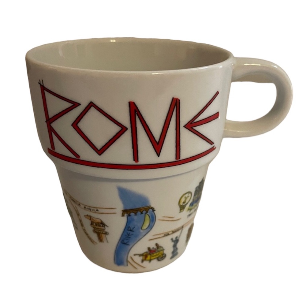 ❤️❤️❤️World Market Rome Travel City Stackable Mug
